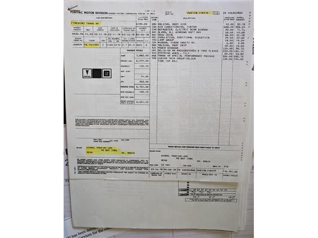 1978 Pontiac Firebird Trans Am WS6 (CC-1864757) for sale in San Luis Obispo, California