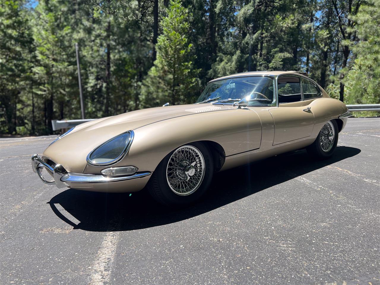 1966 Jaguar XKE in Nevada City, California