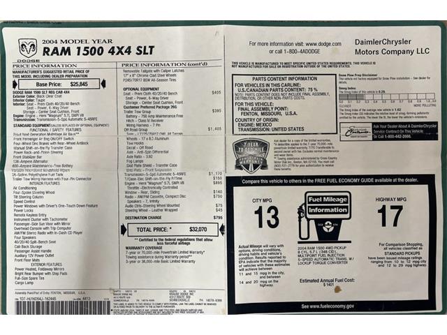 2004 Dodge Ram 1500 (CC-1869072) for sale in Morgantown, Pennsylvania