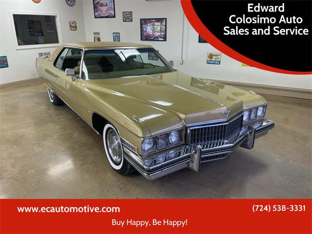 1973 Cadillac DeVille (CC-1869336) for sale in Evans City, Pennsylvania