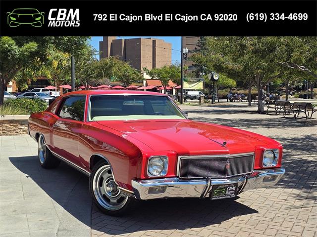 1971 Chevrolet Monte Carlo (CC-1876943) for sale in El Cajon, California