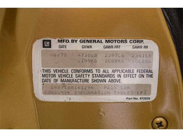 1978 Pontiac Firebird Trans Am (CC-1878064) for sale in Concord, North Carolina