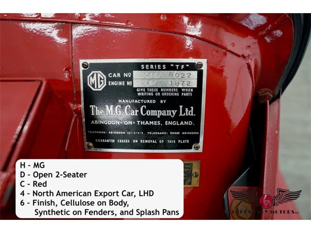 1955 MG TF (CC-1885538) for sale in Rowley, Massachusetts