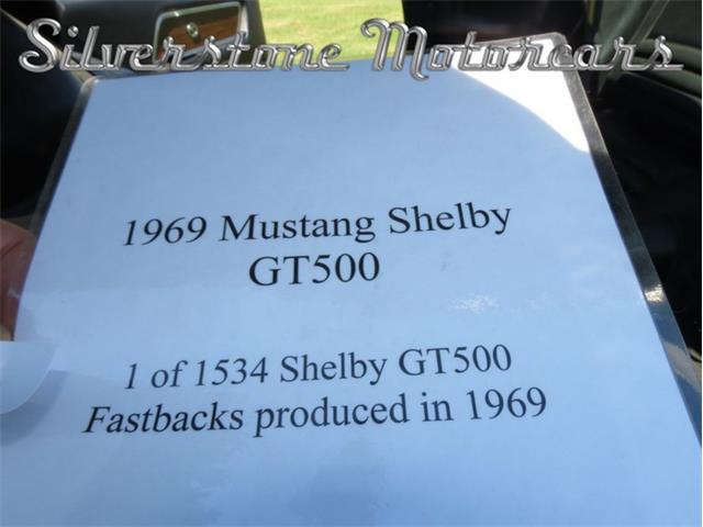 1969 Shelby GT500 (CC-1885828) for sale in North Andover, Massachusetts