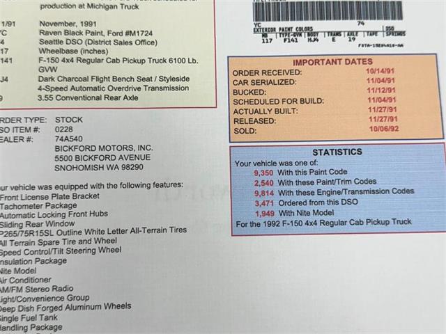 1992 Ford F-150 Nite (CC-1886475) for sale in Gladstone, Oregon