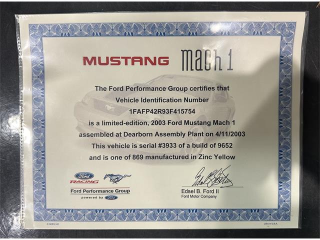 2003 Ford Mustang Mach 1 (CC-1887562) for sale in Sherman, Texas