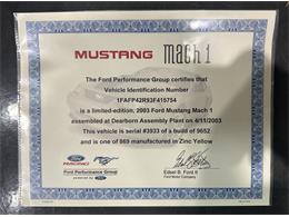 2003 Ford Mustang Mach 1 (CC-1887562) for sale in Sherman, Texas