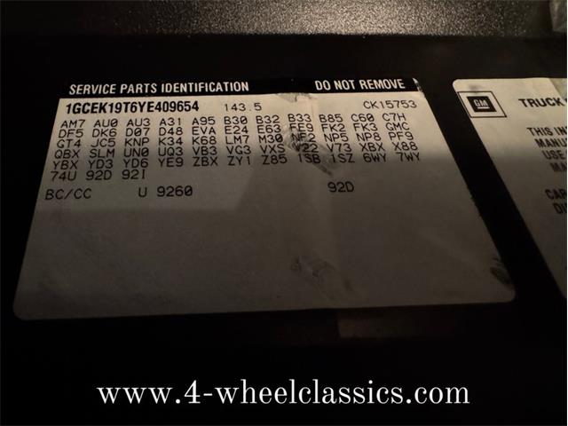 2000 Chevrolet Silverado (CC-1887885) for sale in Holland , Michigan