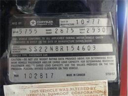 1978 Chrysler Cordoba (CC-1892052) for sale in Palmetto, Florida