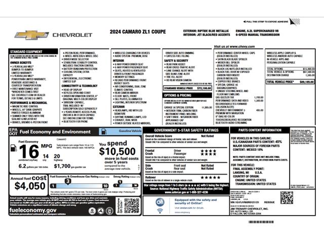 2024 Chevrolet Camaro (CC-1899338) for sale in Depew, New York
