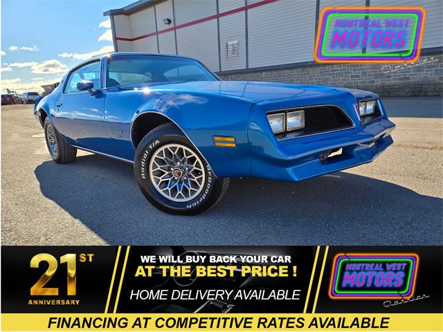 1978 Pontiac Firebird (CC-1902404) for sale in Vaudreuil-Dorion, Quebec