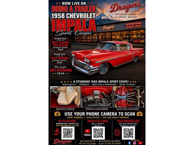 1958 Chevrolet Impala (CC-1900545) for sale in Burlington, Washington