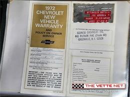 1972 Chevrolet Corvette (CC-1911707) for sale in Providence, Rhode Island