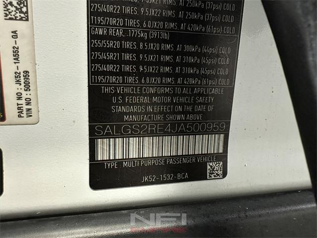 2018 Land Rover Range Rover (CC-1912296) for sale in North East, Pennsylvania