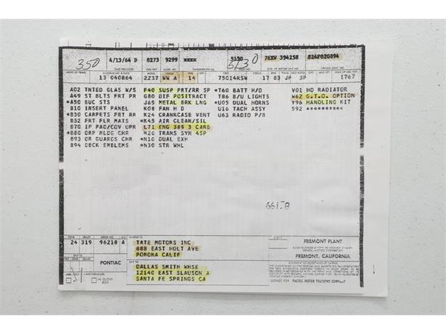 1964 Pontiac GTO (CC-1919863) for sale in Volo, Illinois