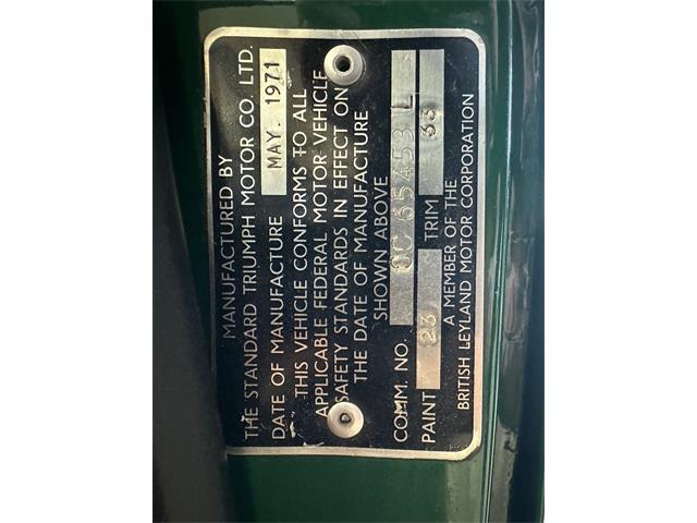 1971 Triumph TR6 (CC-1926272) for sale in Tucson, Arizona