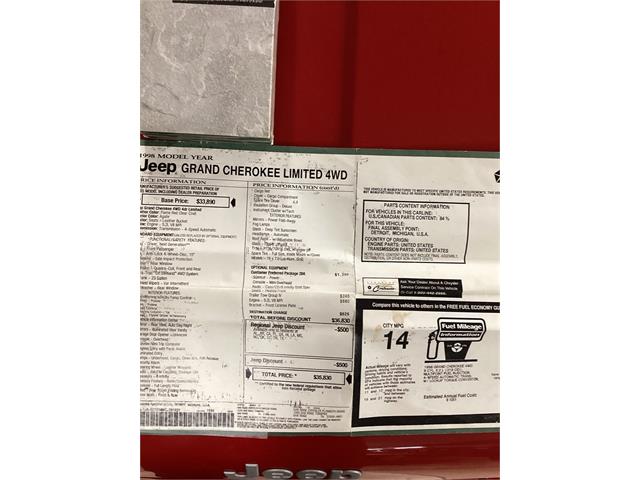 1998 Jeep Grand Cherokee (CC-1929853) for sale in Knoxville, Tennessee