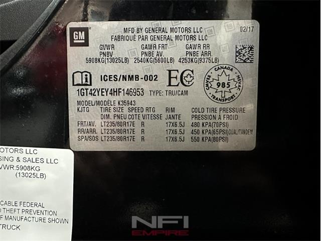 2017 GMC 3500 (CC-1931046) for sale in North East, Pennsylvania