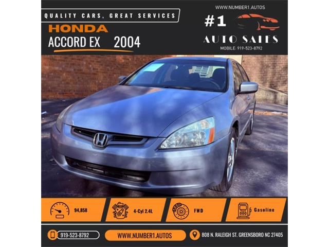 2004 Honda Accord (CC-1931524) for sale in Greensboro, North Carolina