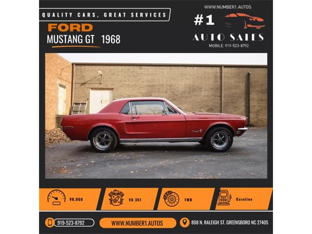 1968 Ford Mustang (CC-1930292) for sale in Greensboro, North Carolina