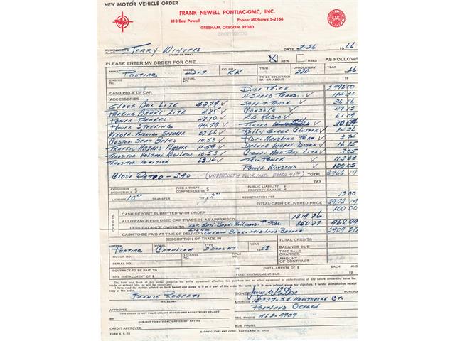 1966 Pontiac GTO (CC-1934038) for sale in Vancouver, Washington