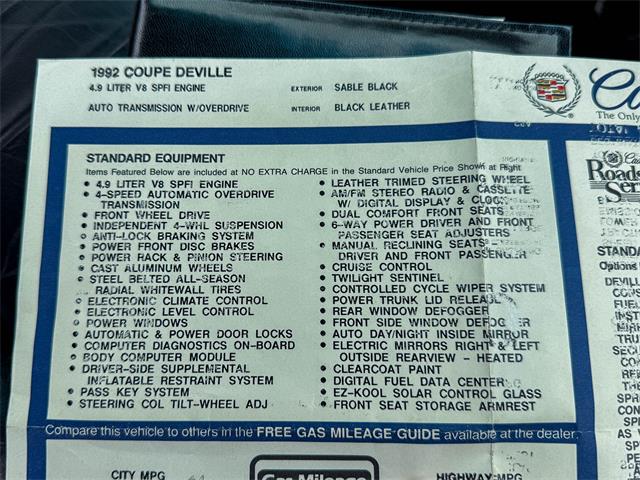1992 Cadillac DeVille (CC-1936728) for sale in Sioux Falls, South Dakota