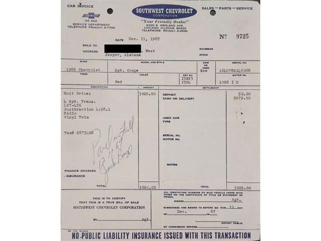 1968 Chevrolet Impala (CC-1943240) for sale in Montreal, Quebec