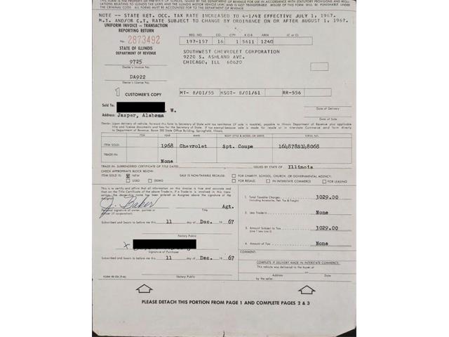 1968 Chevrolet Impala (CC-1943240) for sale in Montreal, Quebec