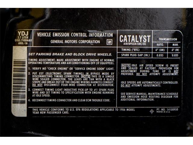 1986 Chevrolet Corvette (CC-1943269) for sale in Montreal, Quebec