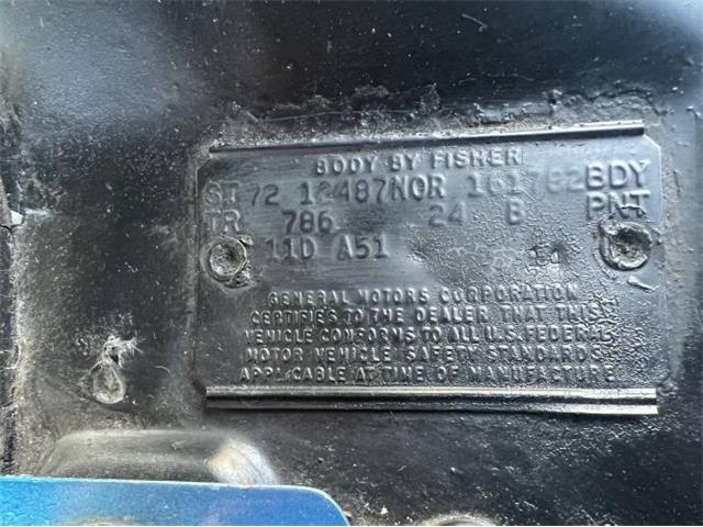 1972 Chevrolet Camaro (CC-1945046) for sale in Cadillac, Michigan