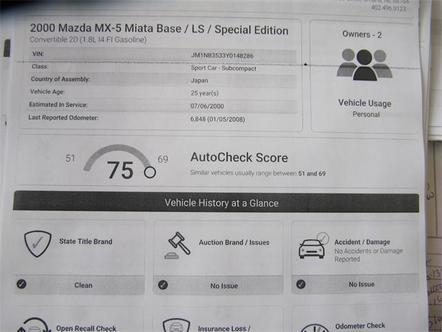 2000 Mazda MX-5 Miata for Sale | ClassicCars.com | CC-1945607