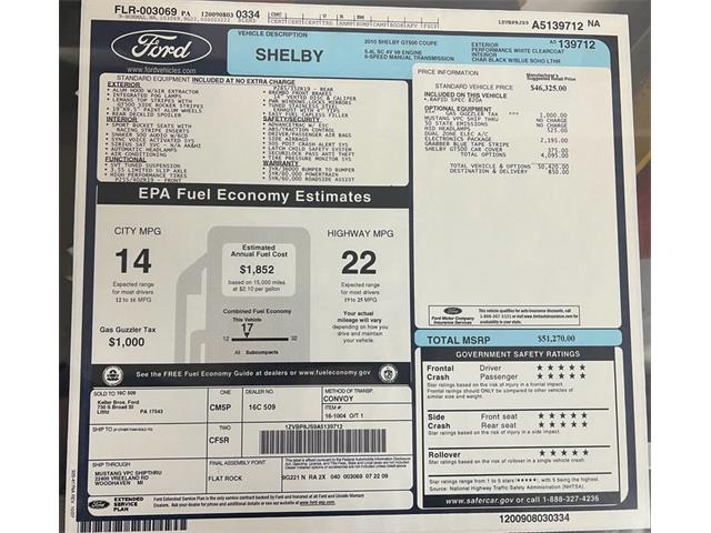 2010 Ford Mustang (CC-1948264) for sale in Morgantown, Pennsylvania