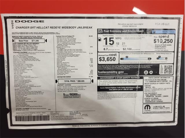 2023 Dodge Charger (CC-1949418) for sale in Bristol, Pennsylvania