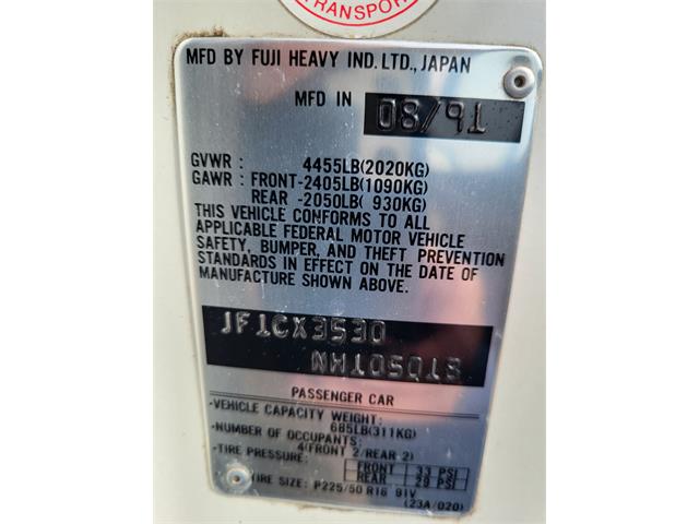 1992 Subaru SVX (CC-1949605) for sale in Calgary, Alberta