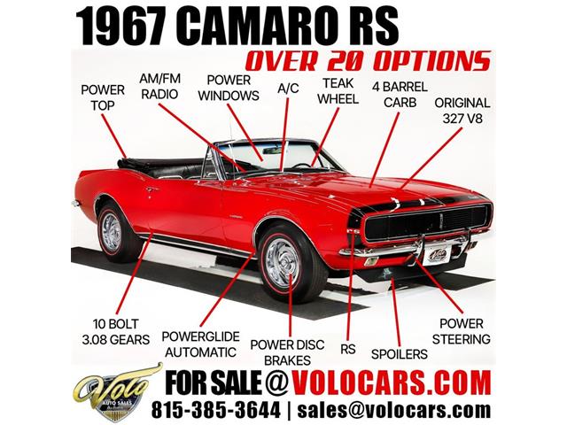1967 Chevrolet Camaro (CC-1949685) for sale in Volo, Illinois