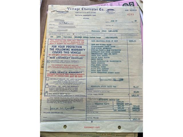 1969 Chevrolet Impala (CC-1949884) for sale in Arlington Heights, Illinois