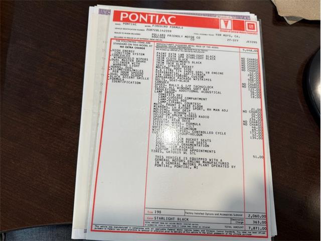 1978 Pontiac Firebird Formula (CC-1951472) for sale in Greene, Iowa
