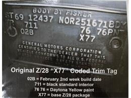 1969 Chevrolet Camaro (CC-1955020) for sale in Venice, Florida