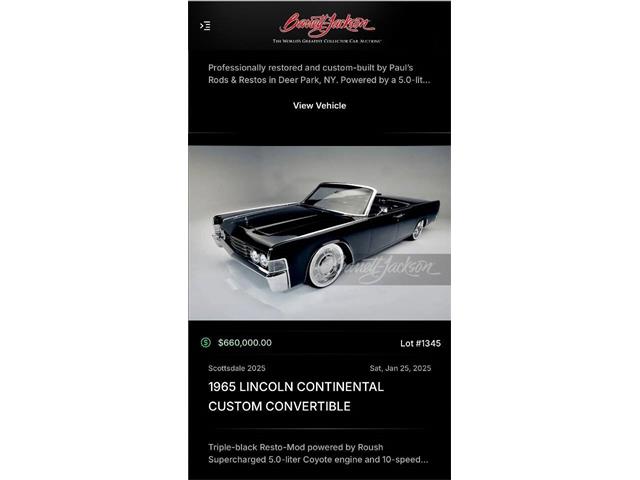 1967 Lincoln Continental (CC-1955842) for sale in Dekalb, Illinois
