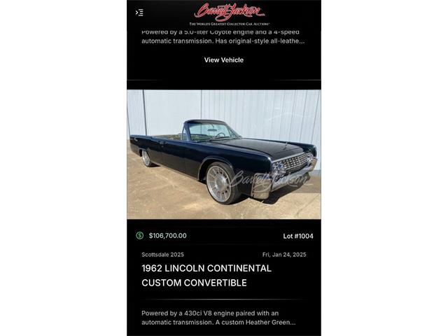 1967 Lincoln Continental (CC-1955842) for sale in Dekalb, Illinois