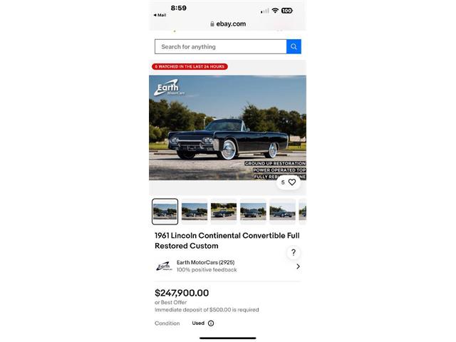 1967 Lincoln Continental (CC-1955842) for sale in Dekalb, Illinois