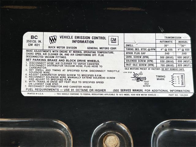 1972 Buick Gran Sport (CC-1956655) for sale in Bradington, Florida