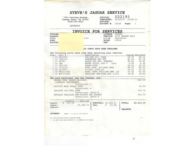 1976 Jaguar XJ6C (CC-1962087) for sale in Beverly Hills, California