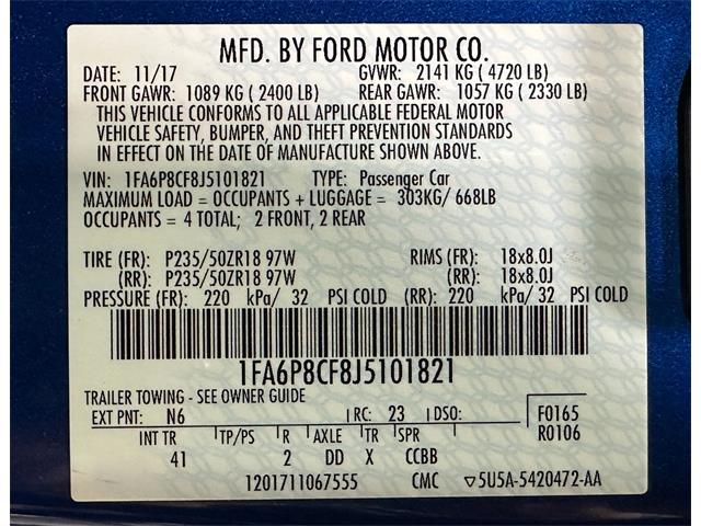 2018 Ford Mustang (CC-1962477) for sale in Pittsburgh, Pennsylvania