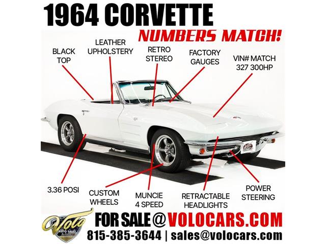1964 Chevrolet Corvette (CC-1965192) for sale in Volo, Illinois