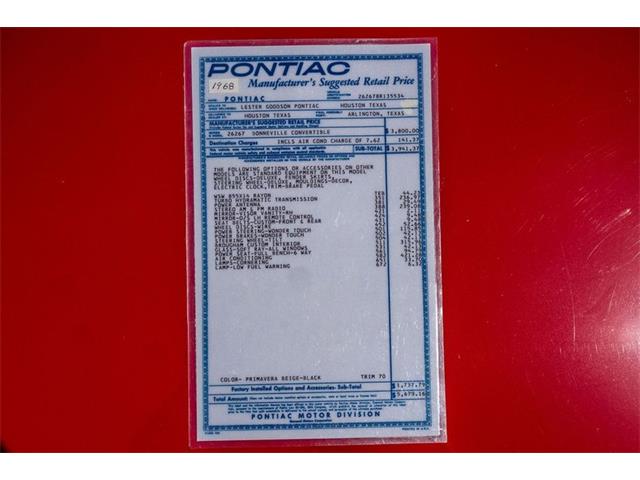 1968 Pontiac Bonneville (CC-1966707) for sale in Laguna Beach, California