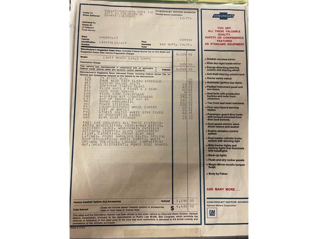 1970 Chevrolet Monte Carlo (CC-1967153) for sale in Lutz, Florida