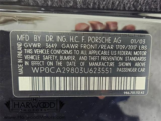 2003 Porsche Boxster (CC-1968594) for sale in Cleveland, Ohio