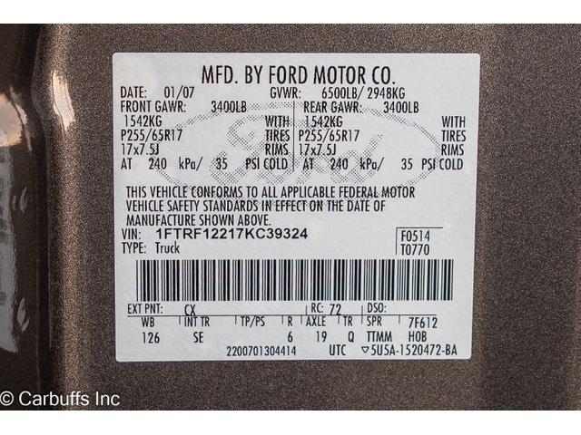 2007 Ford F150 (CC-1973504) for sale in Concord, California