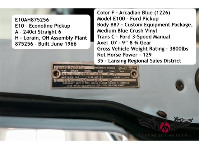 1966 Ford Econoline (CC-1977695) for sale in Rowley, Massachusetts